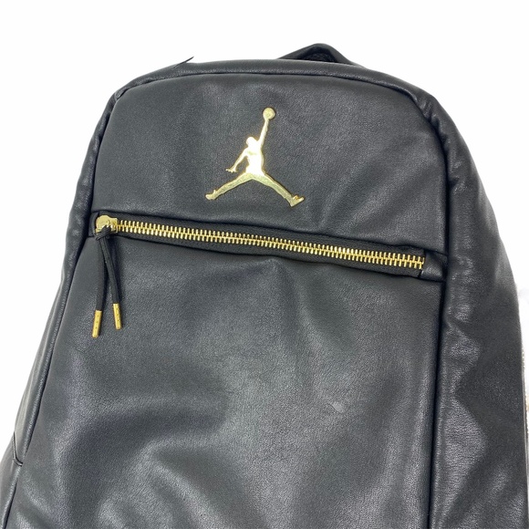 michael jordan leather backpack